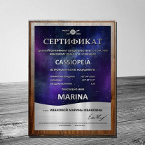 Звезда в подарок (planet  Silver)